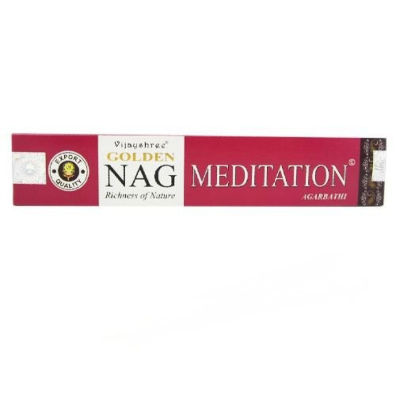 Golden Nag Meditazione Bastoncini Incenso Vijayshree Meditation Masala