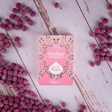 Rosa - 40 Perle Aromatiche Smudge 100% Erbe Naturali - Sagrada Madre