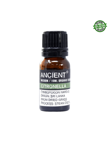 Citronella 100% Olio Essenziale Bio Organico - 10ml